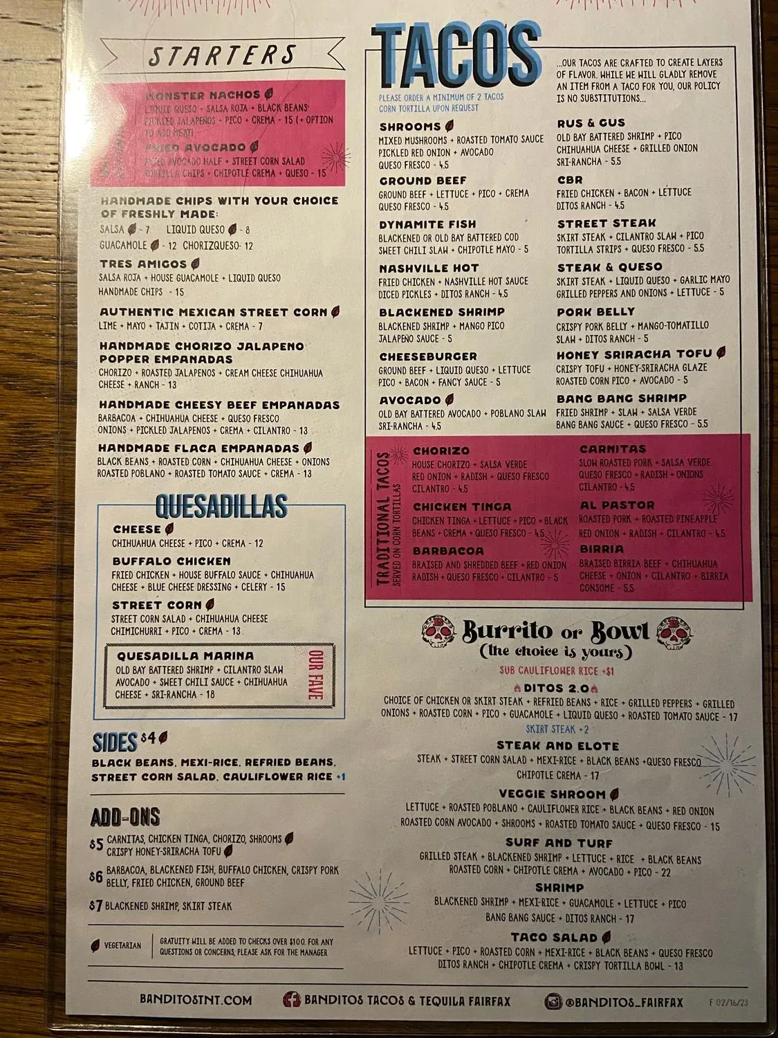 Menu 4