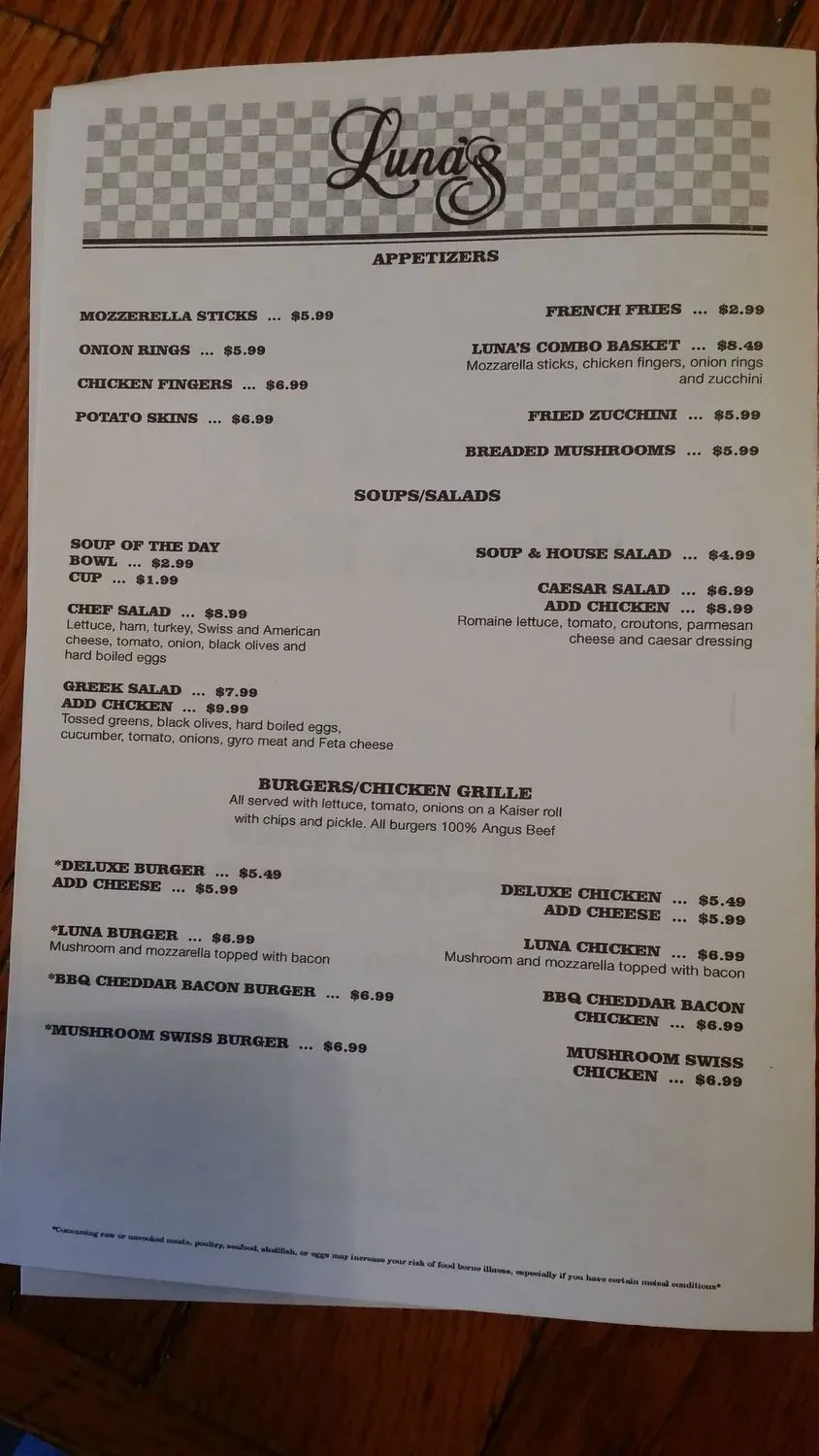 Menu 6