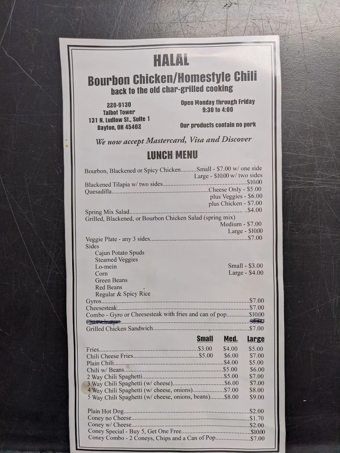 Menu 3