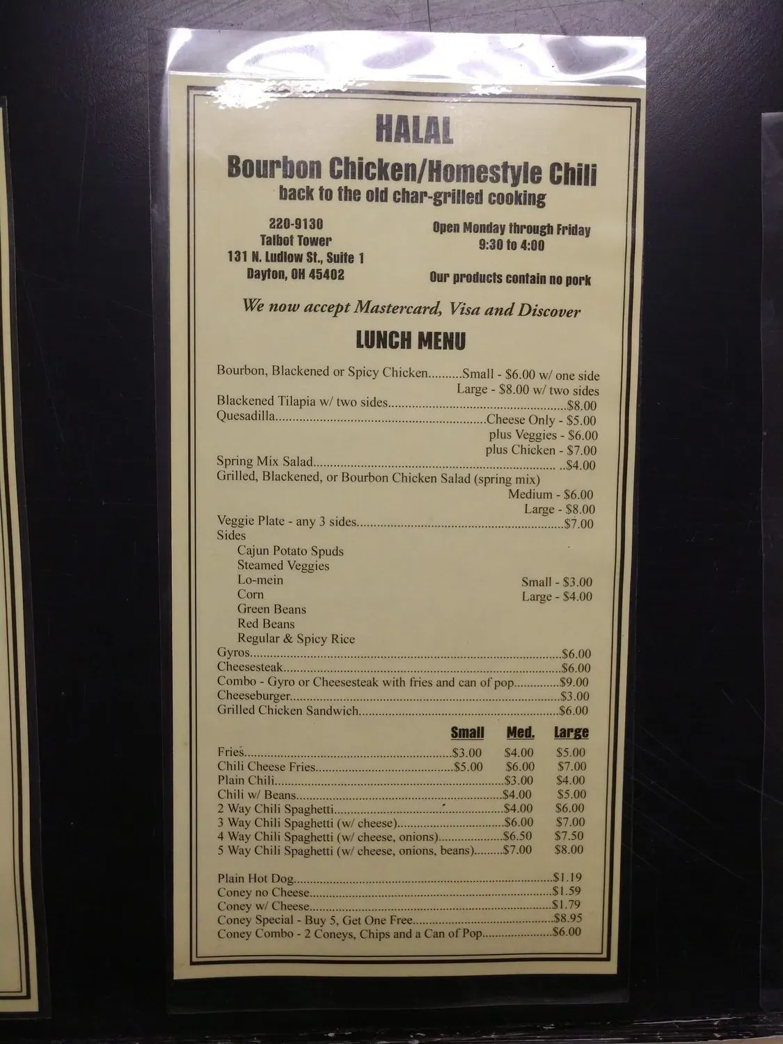 Menu 4