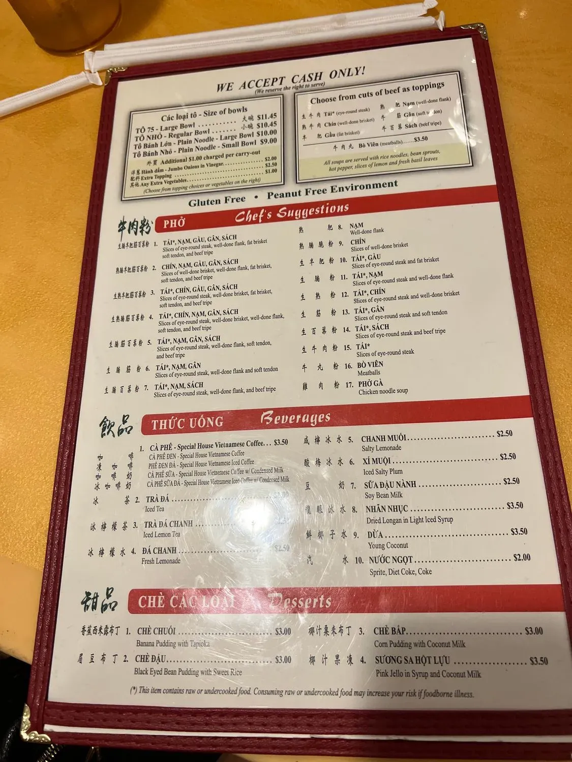 Menu 2