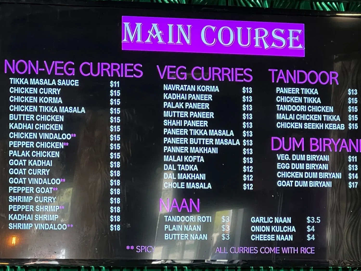 Menu 3