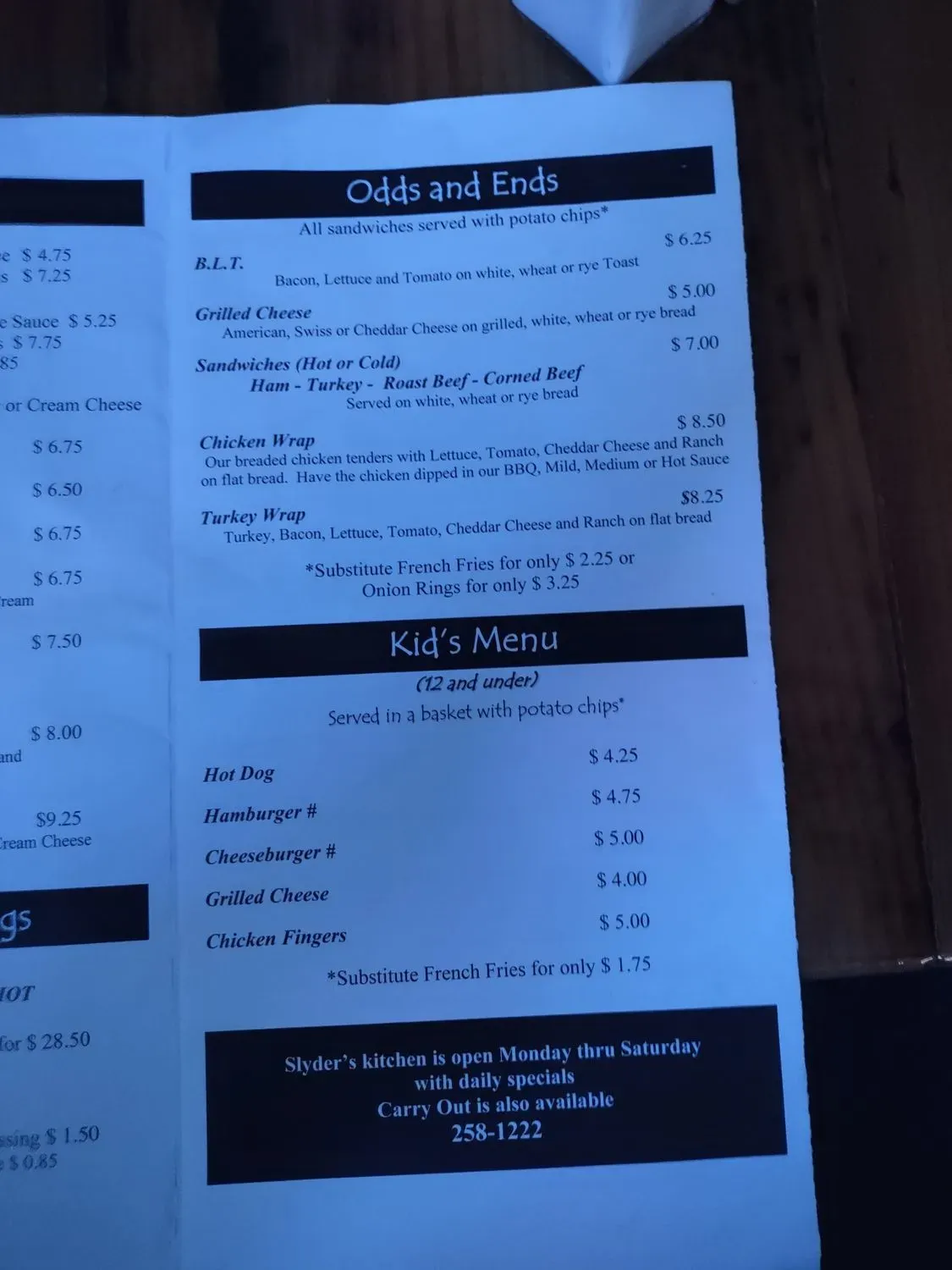 Menu 4