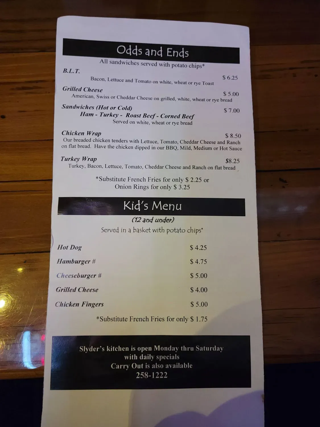 Menu 3