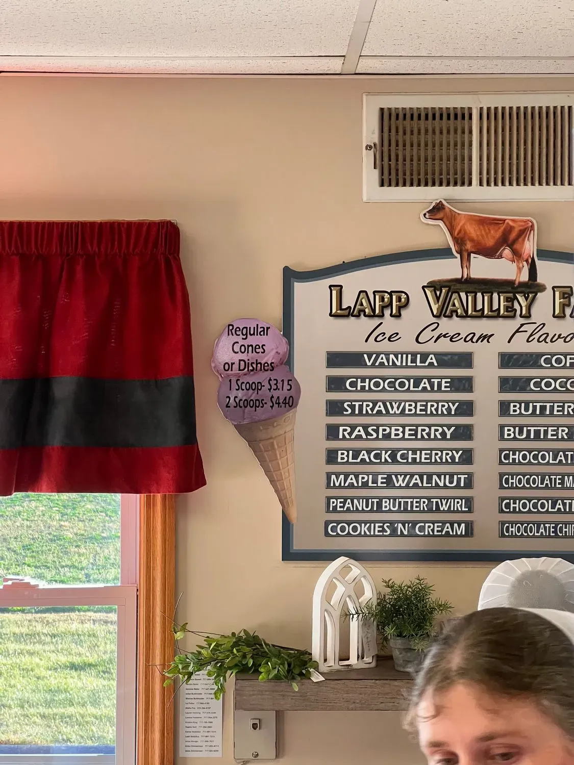 Lapp Valley Farm Menu - Updated October 2025