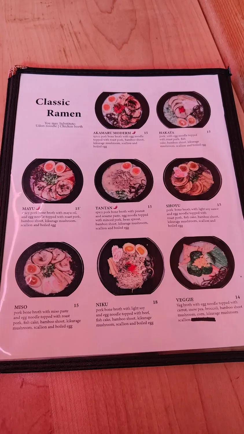 Menu 5