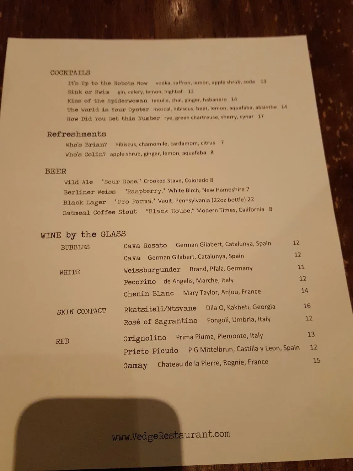 Menu 3