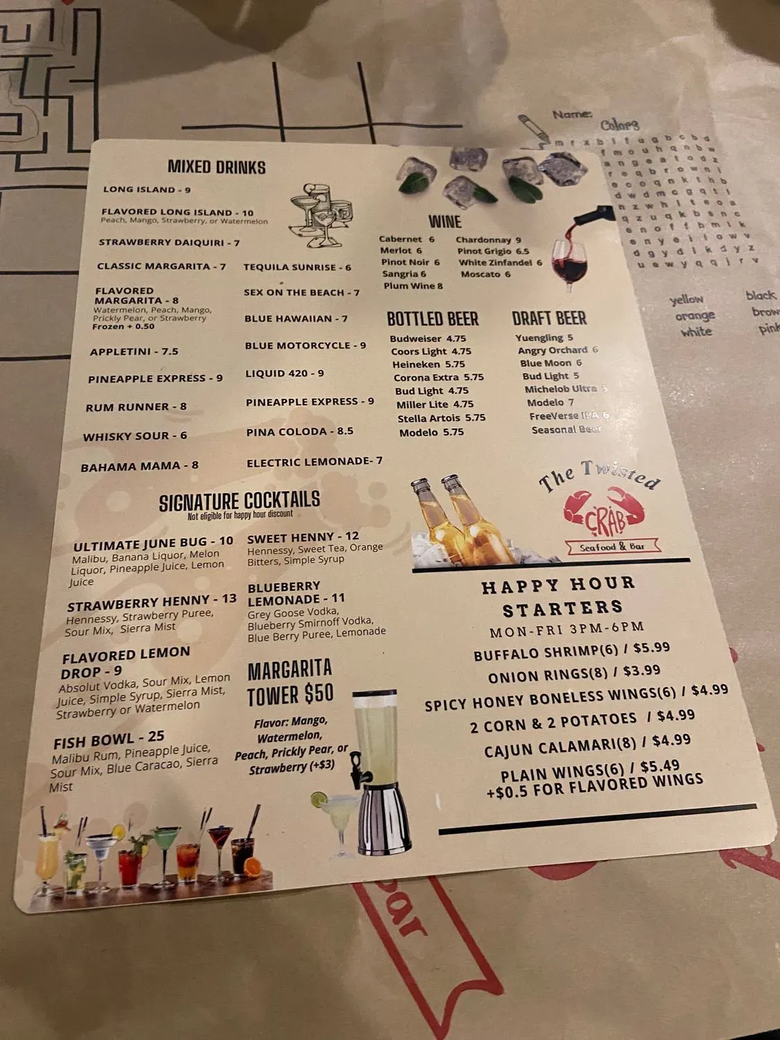 Menu 3