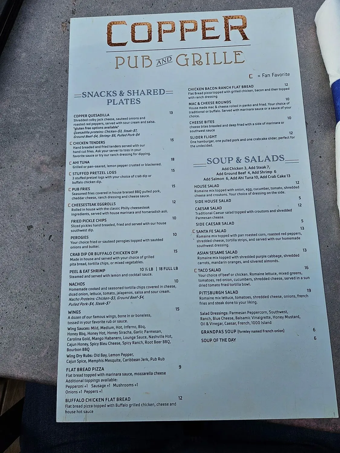 Menu 3