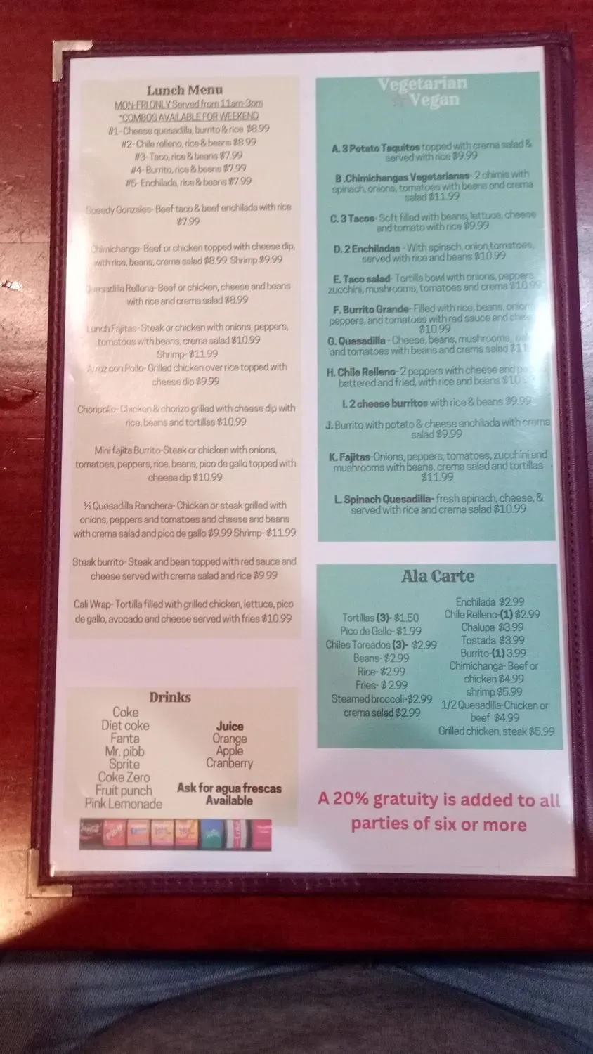 Menu 4