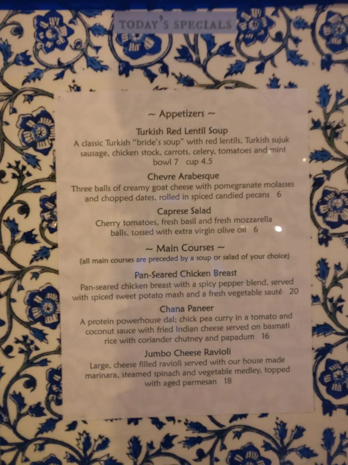 Menu 5