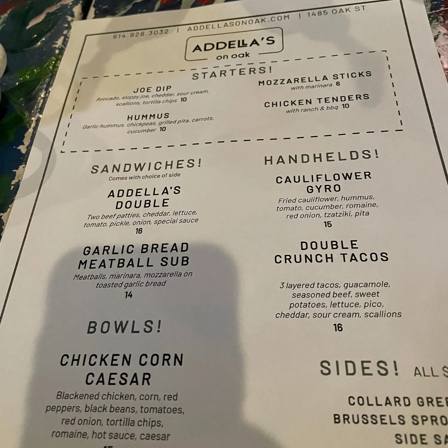 Menu 3