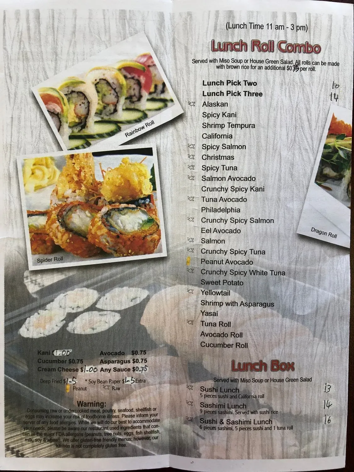 Menu 3