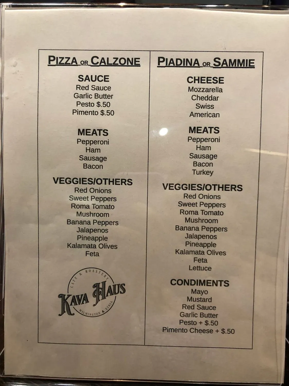 Menu 4