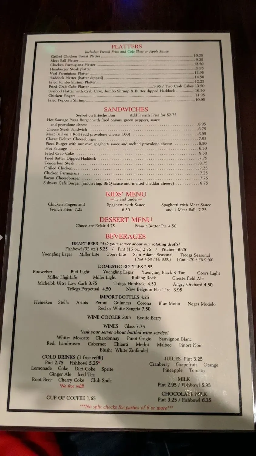 Menu 2