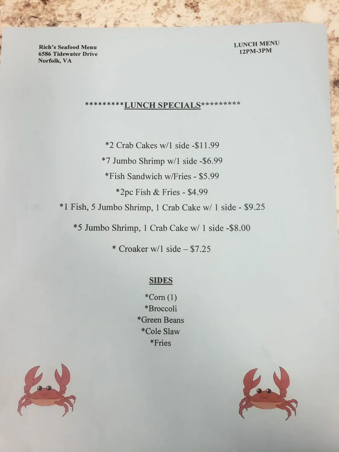 Menu 3