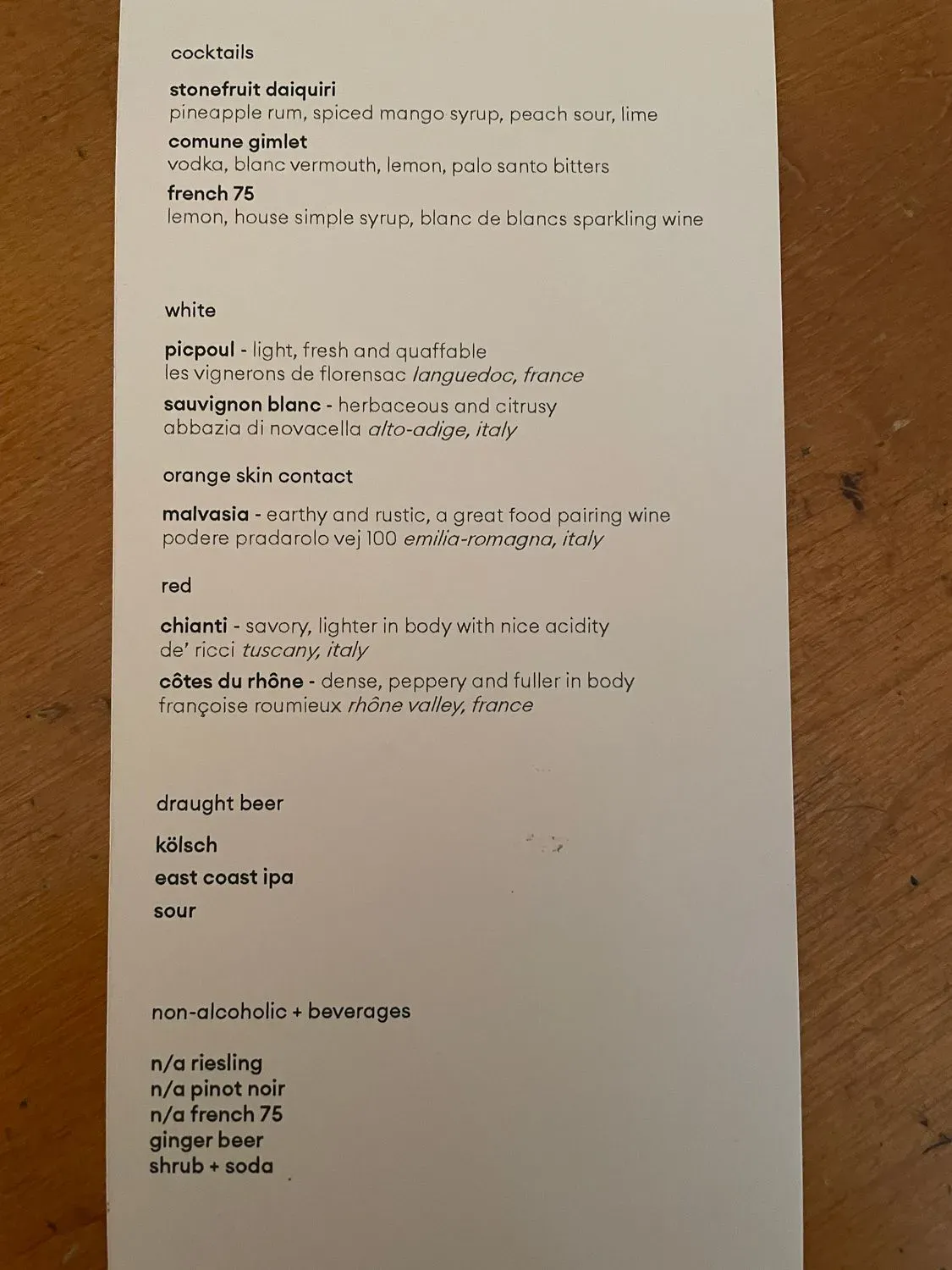 Menu 2