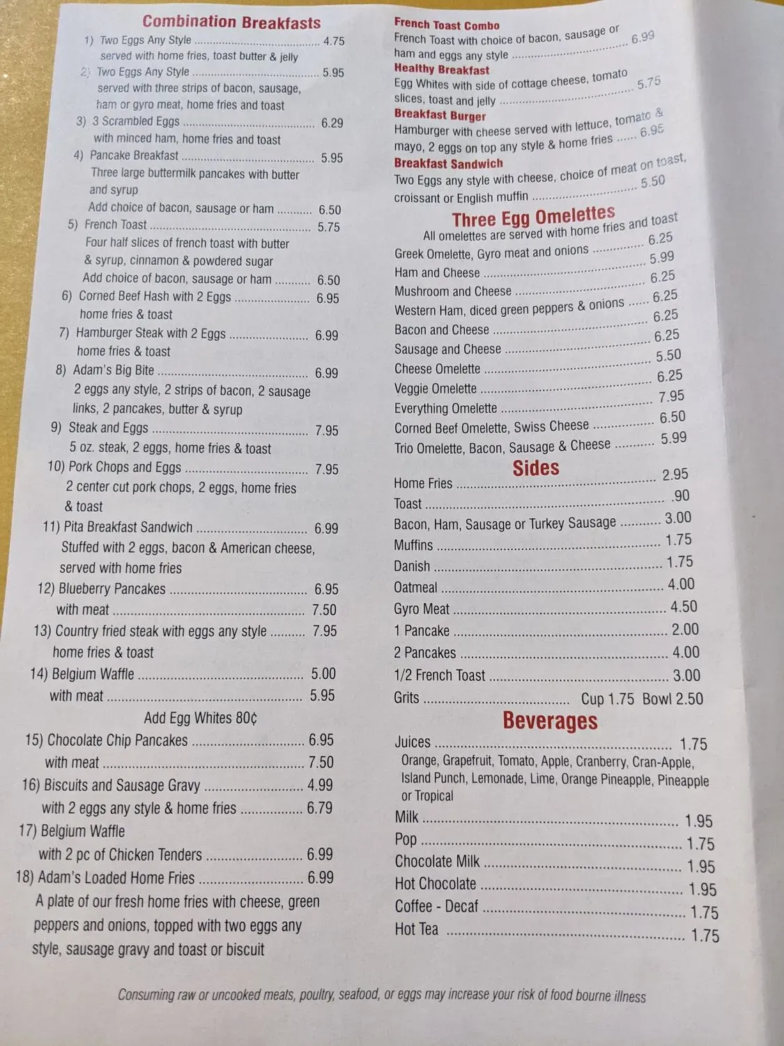 Menu 4