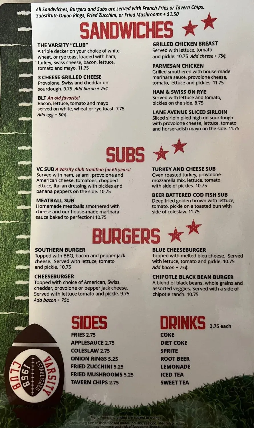 Menu 2