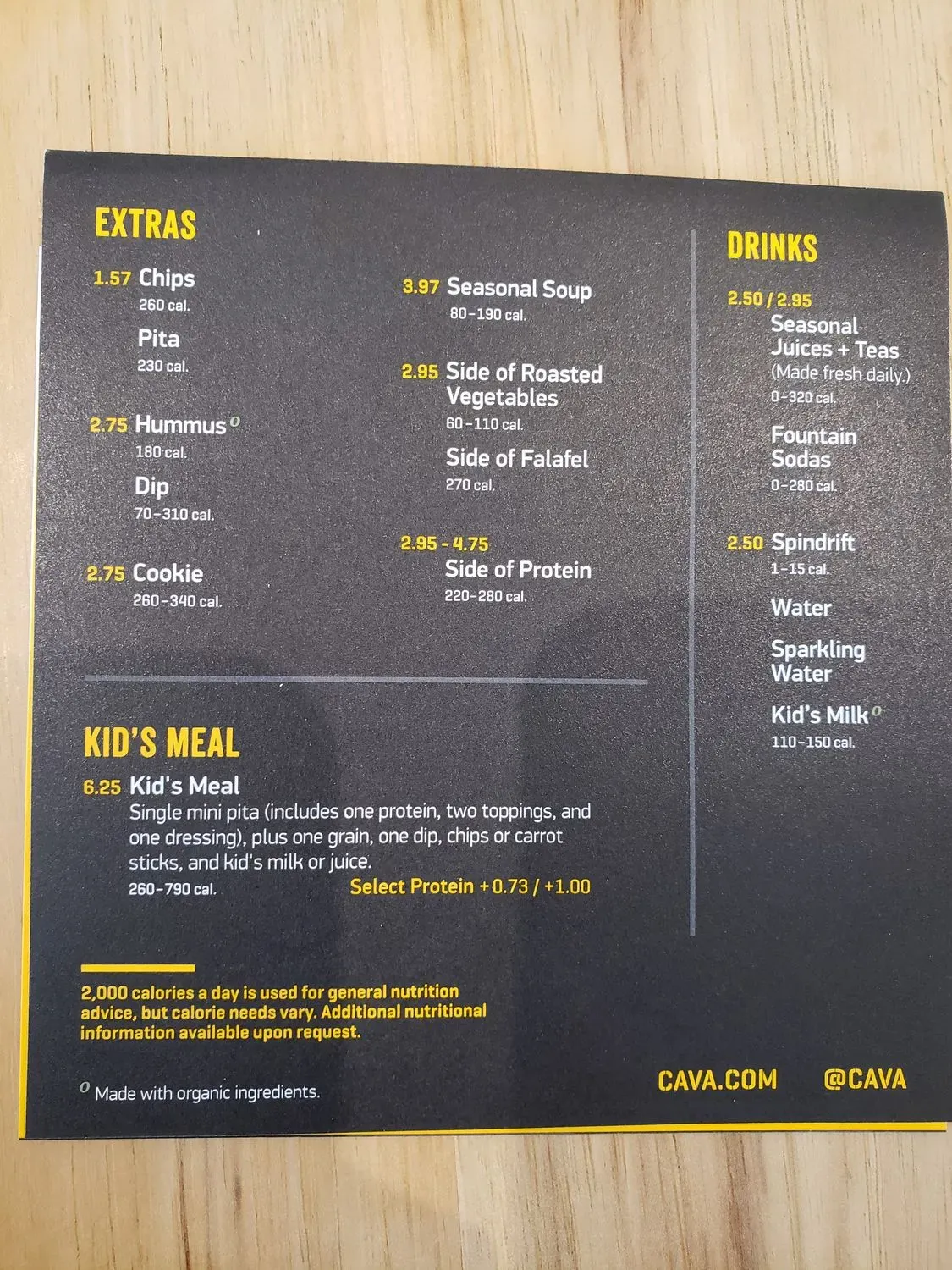 Menu 3