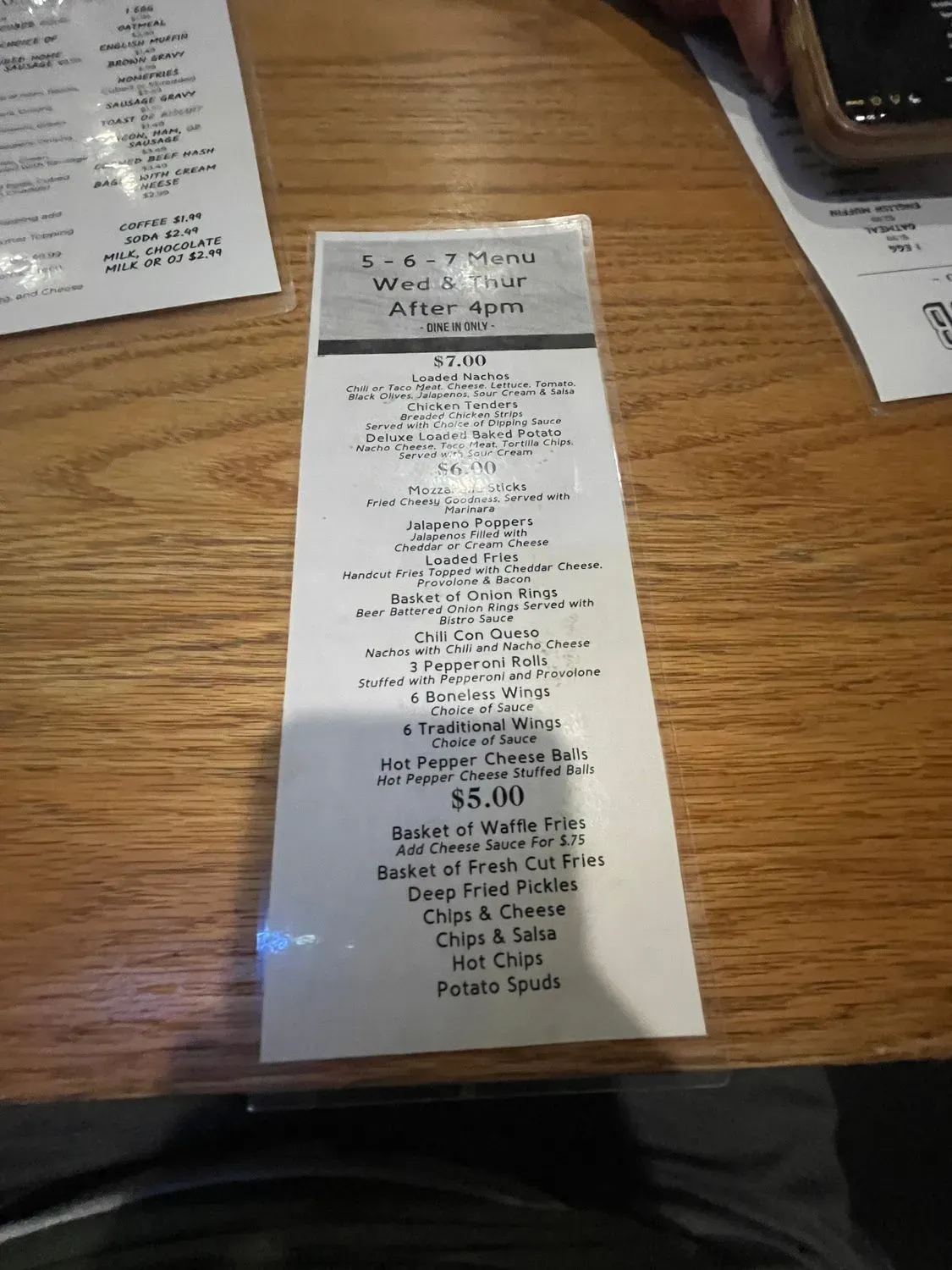 Menu 4