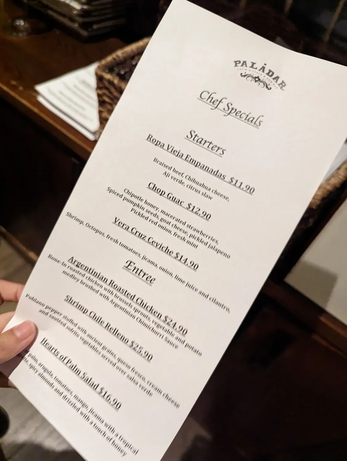 Menu 4