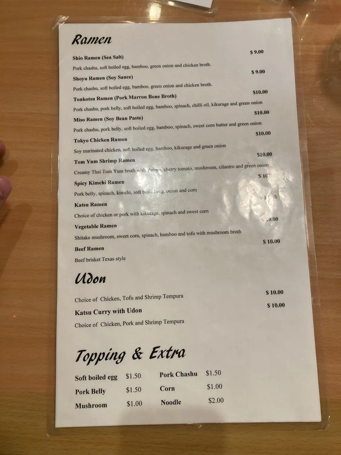 Menu 2