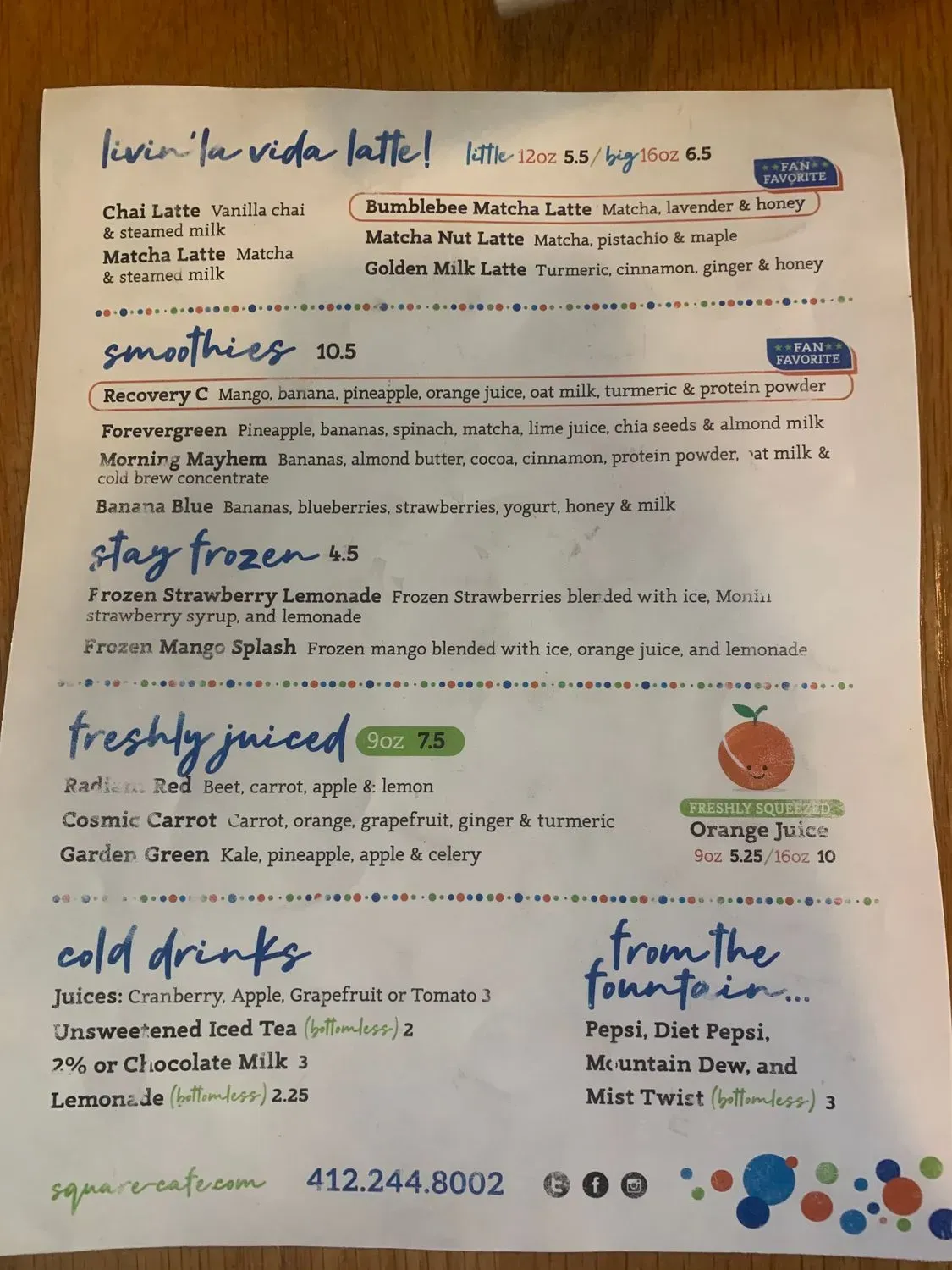 Menu 6