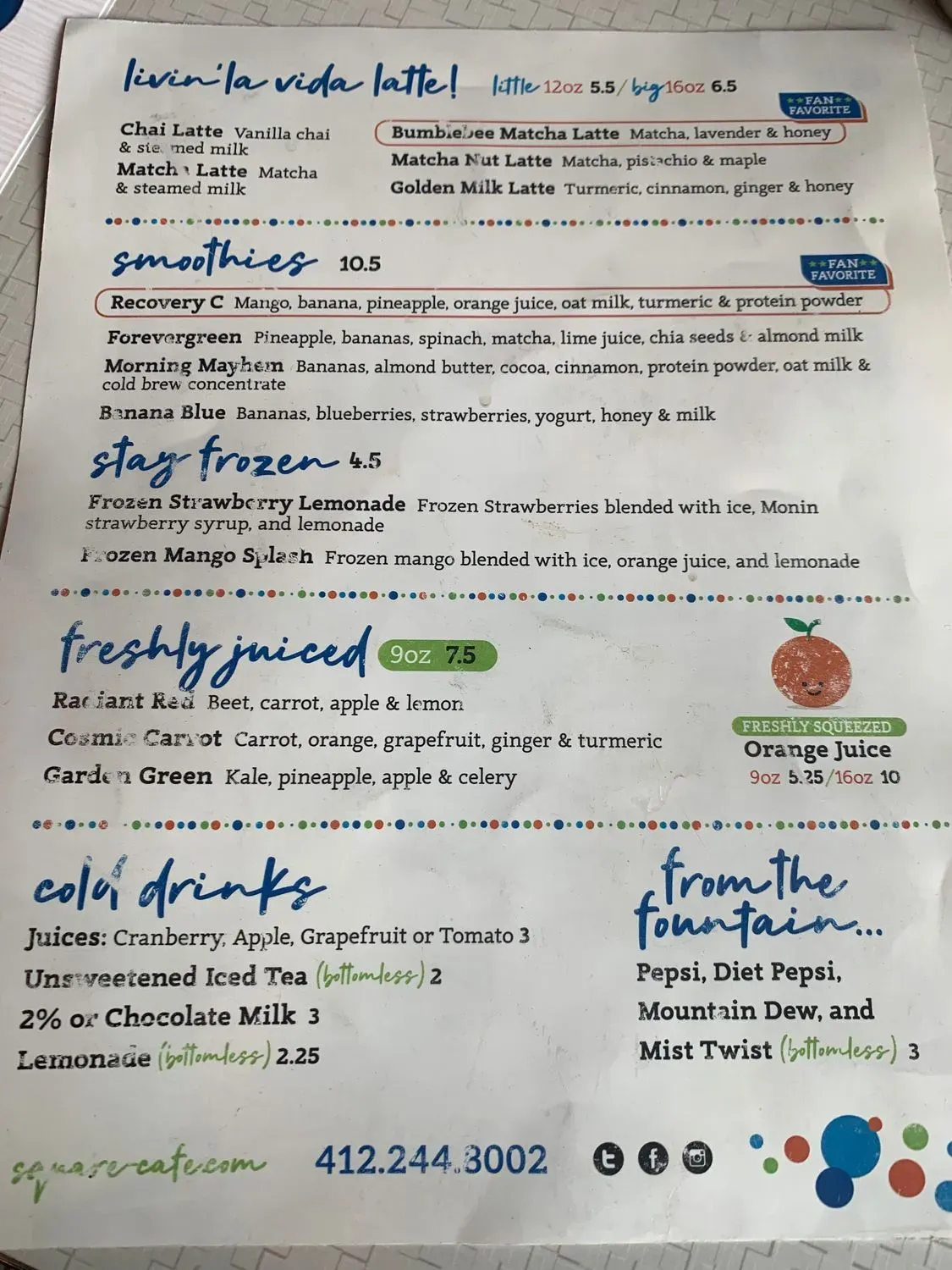 Menu 5