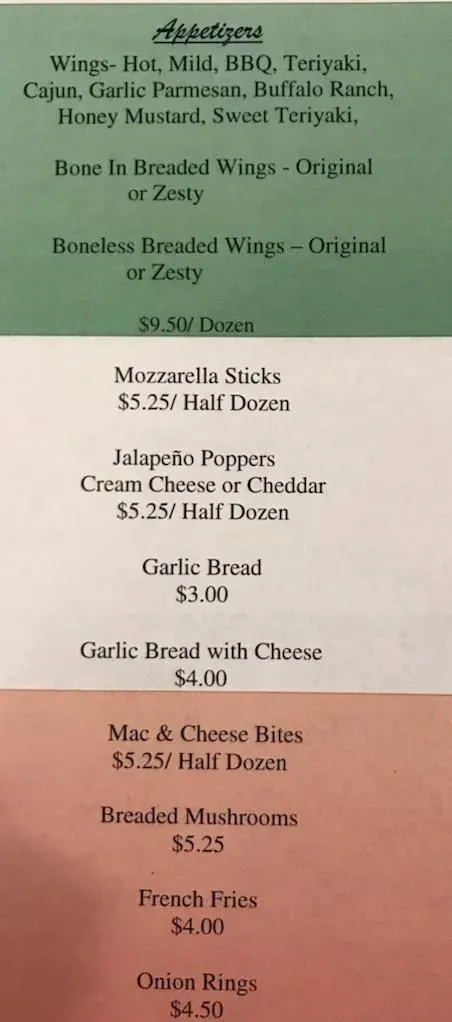 Menu 3