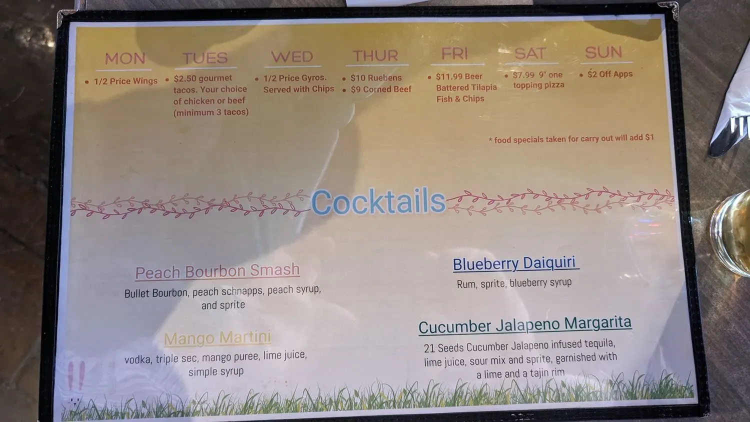 Menu 6