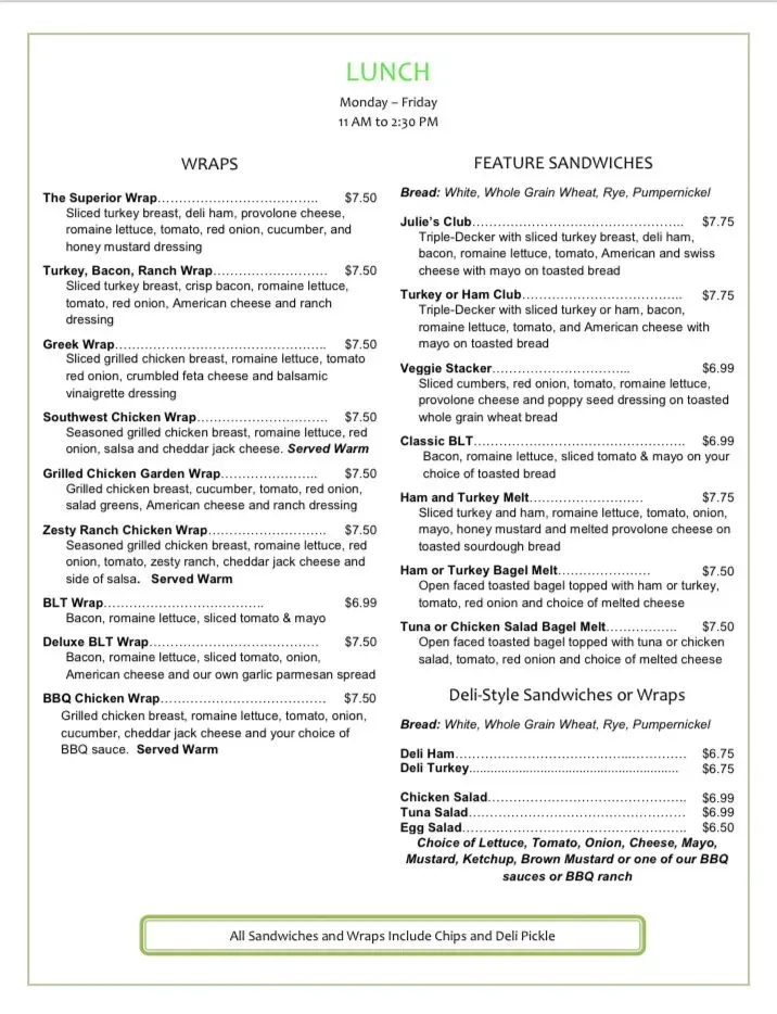 Menu 2