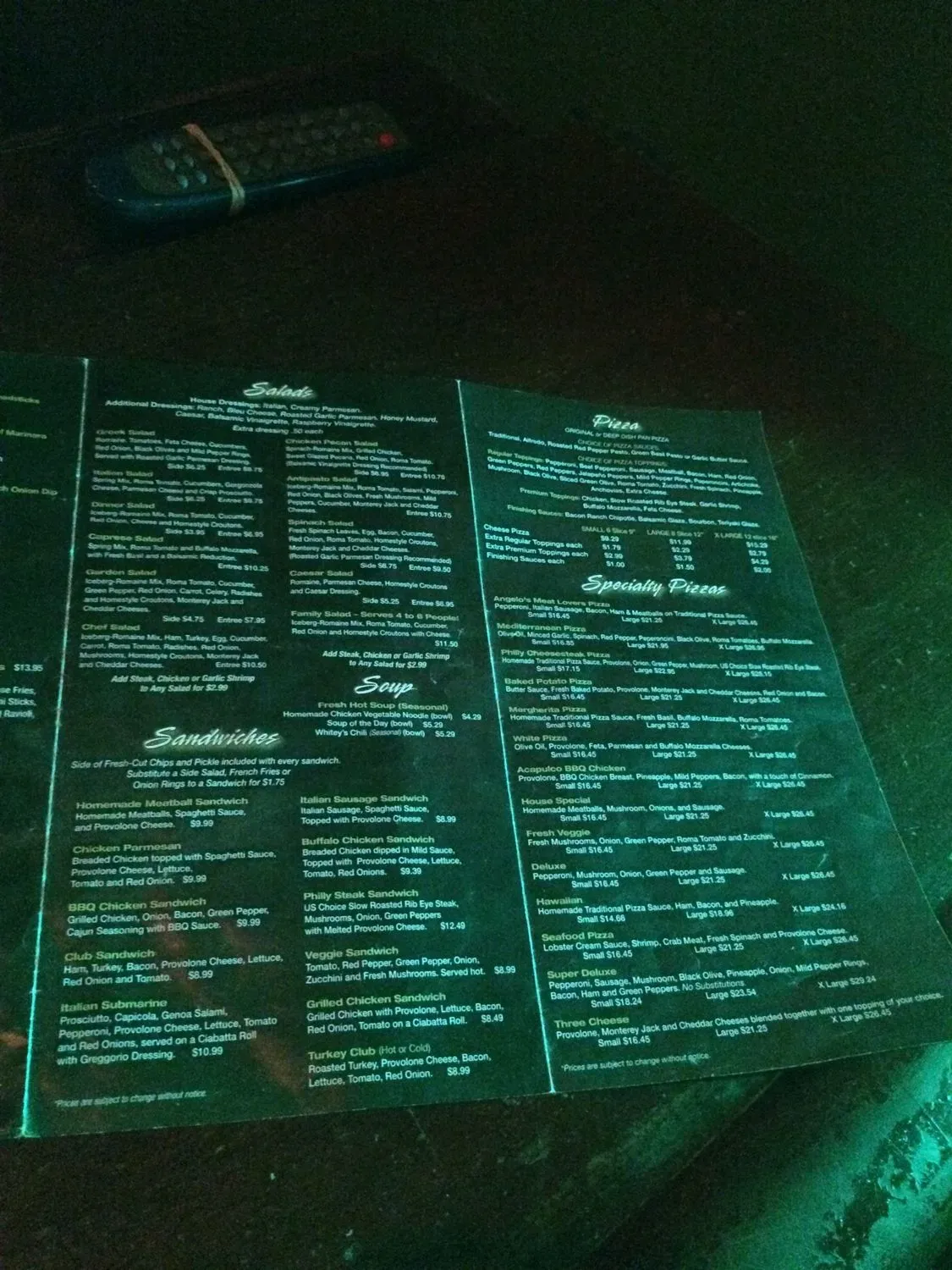 Menu 3