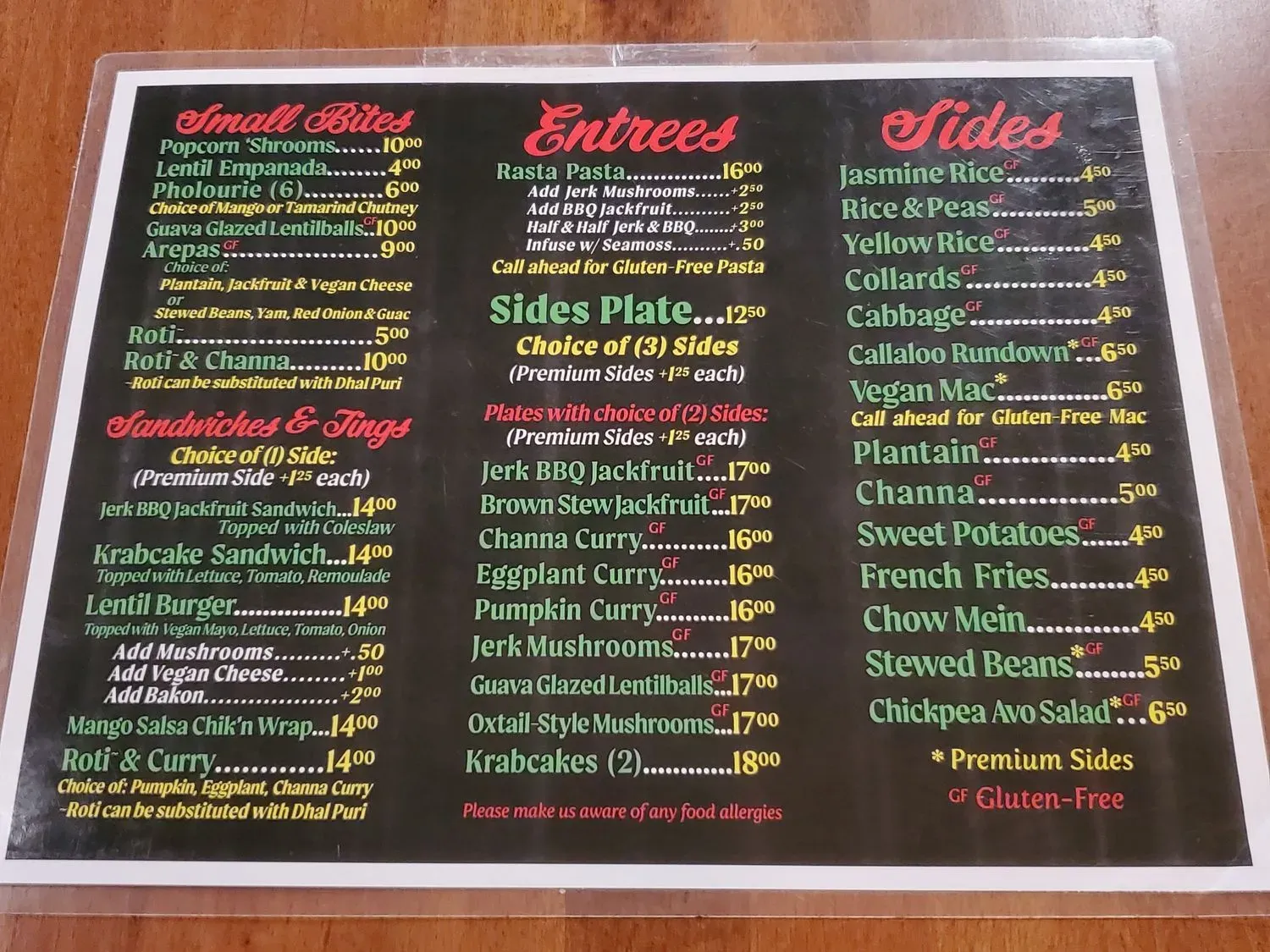 Menu 3