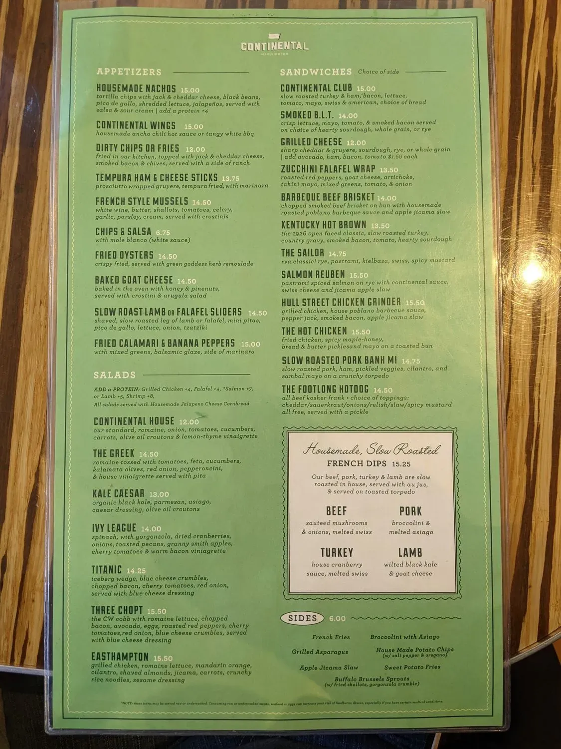 Menu 3