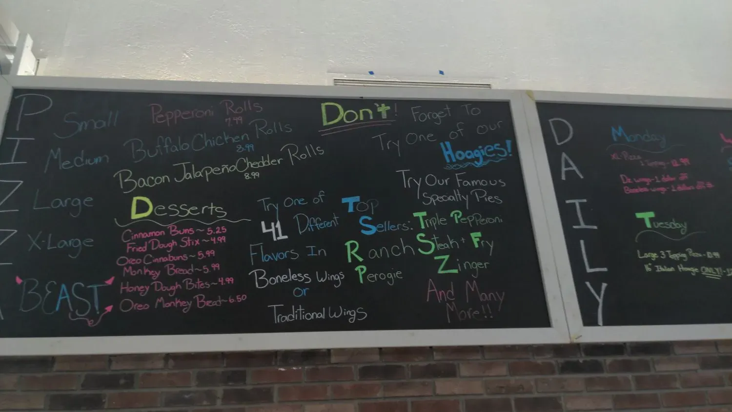 Washington Fat Angelo's Menu - Updated October 2025