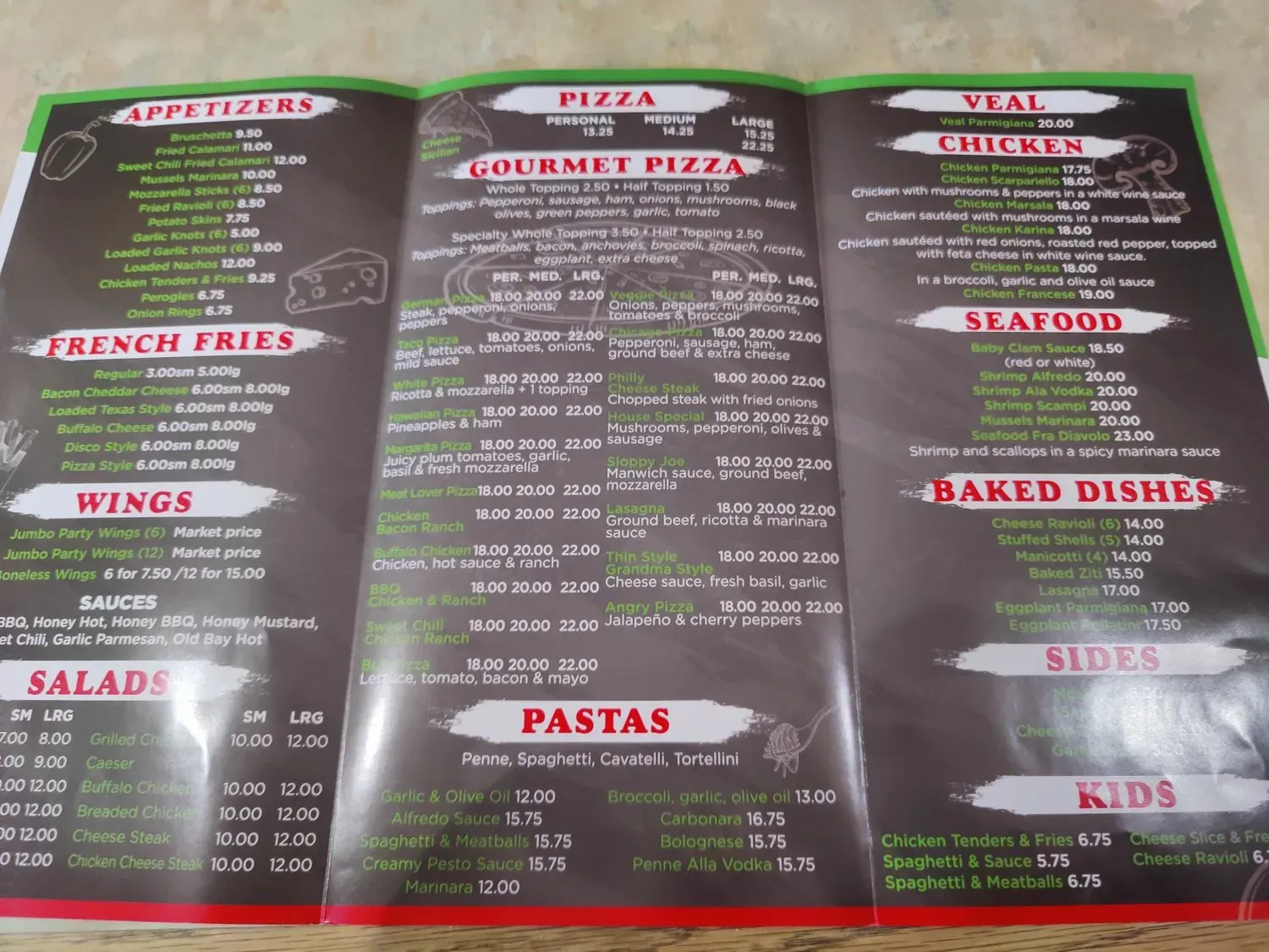 Menu 2