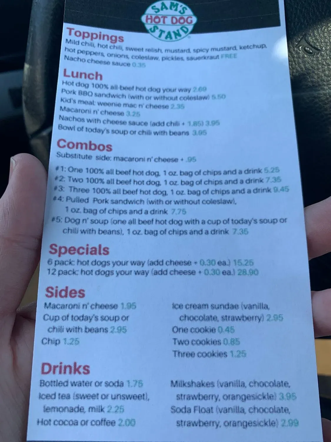 Menu 6