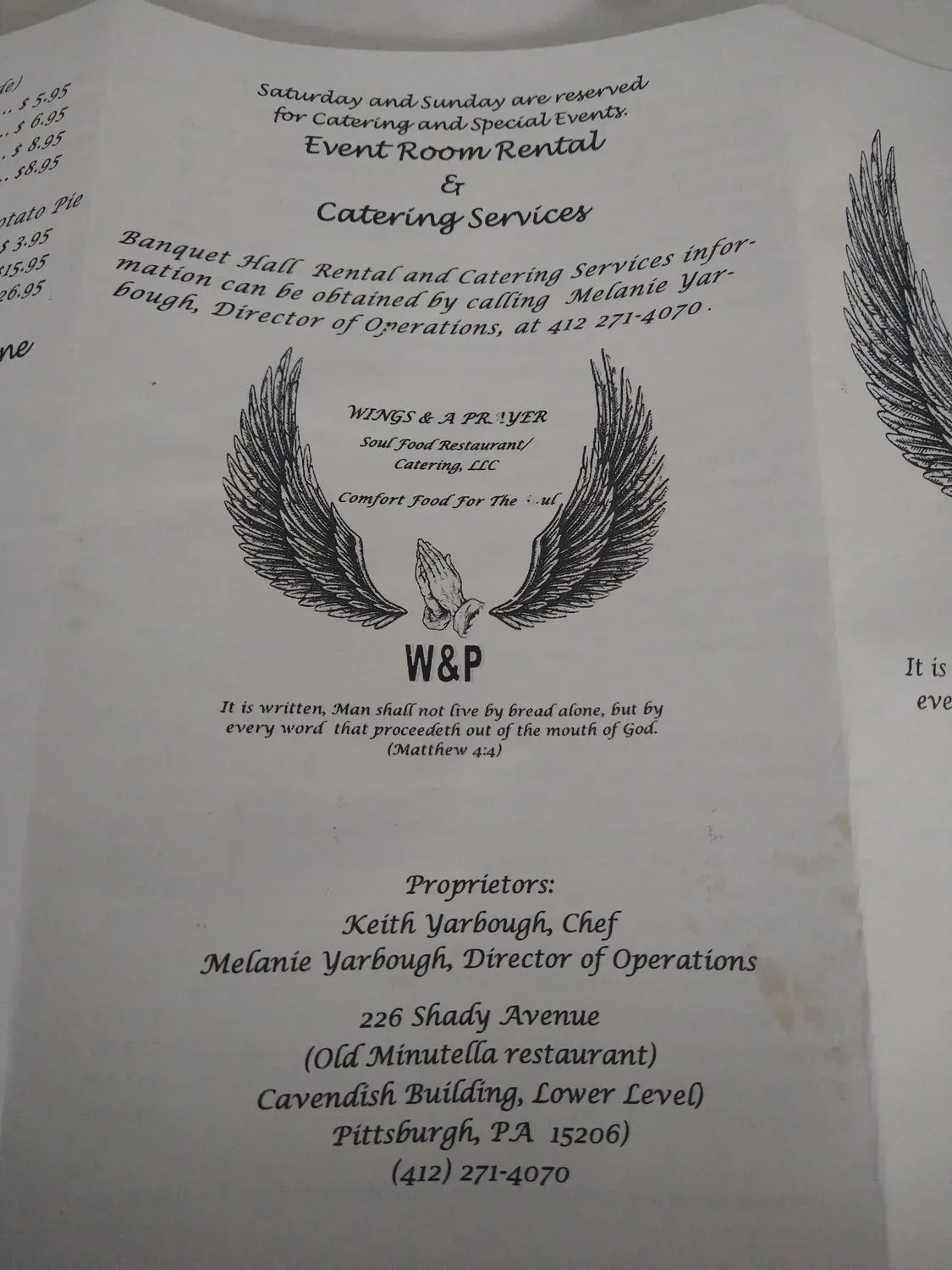 Menu 6