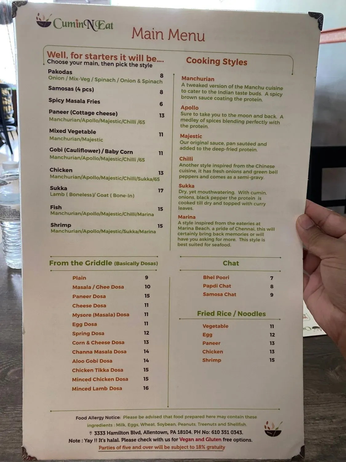 Menu 6