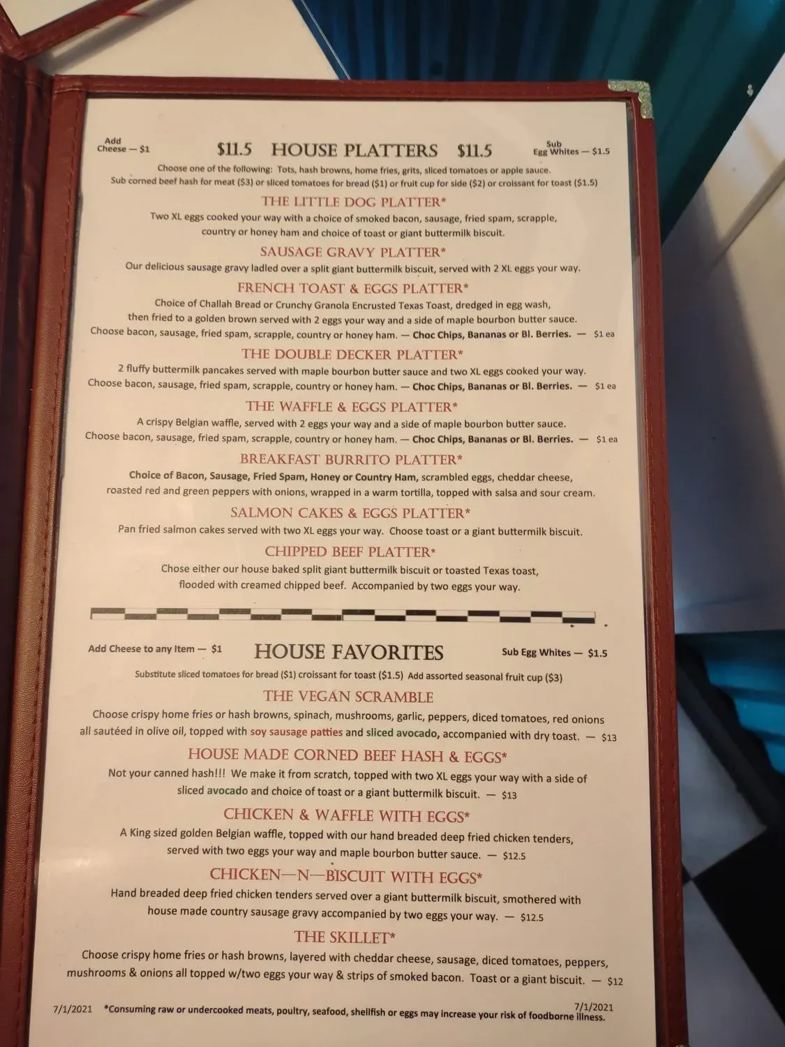 Menu 5