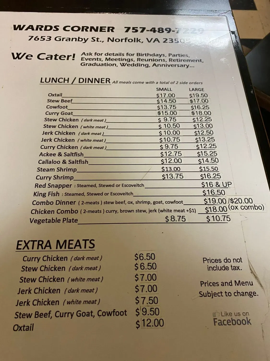 Menu 2