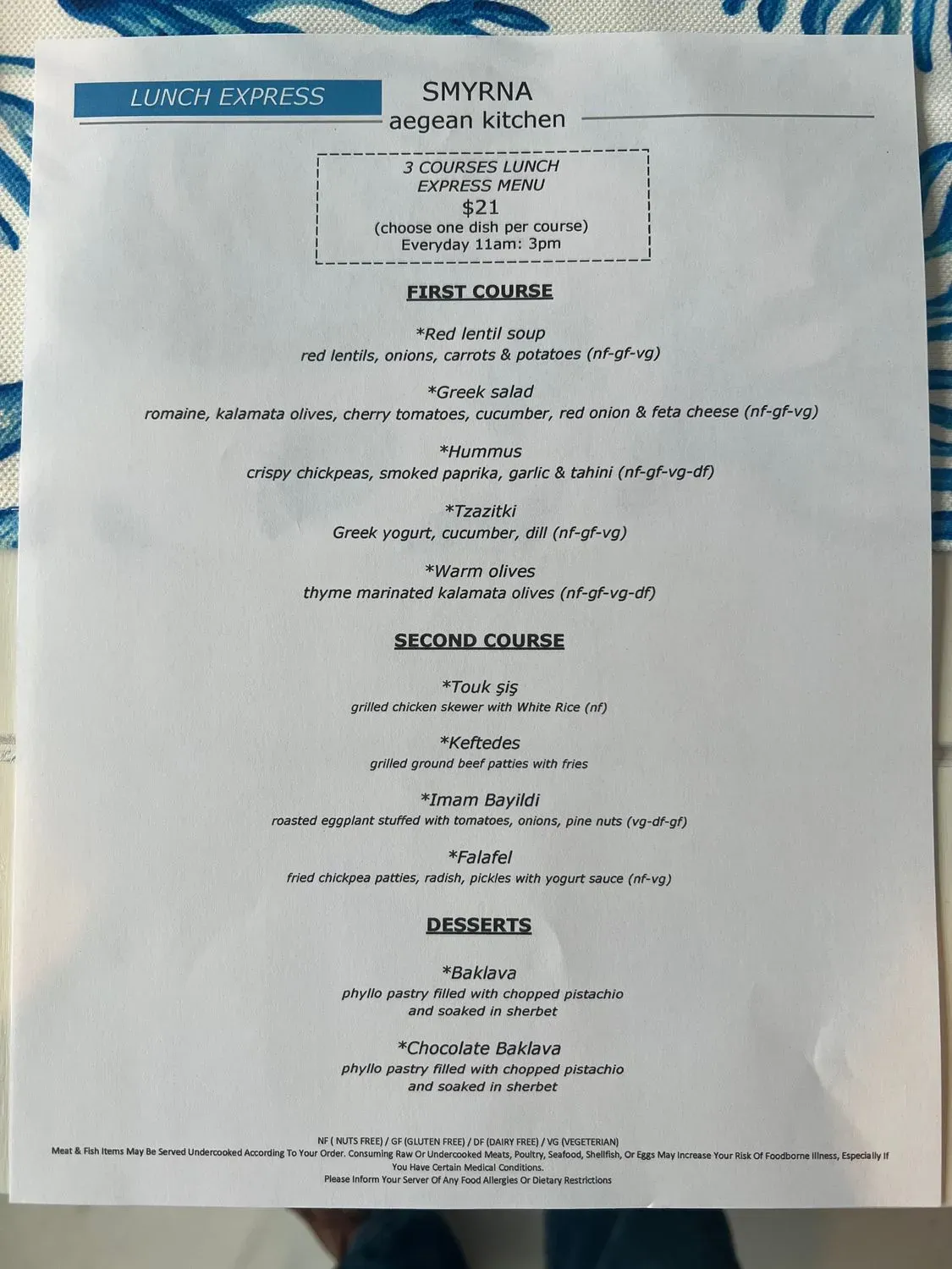 Menu 3