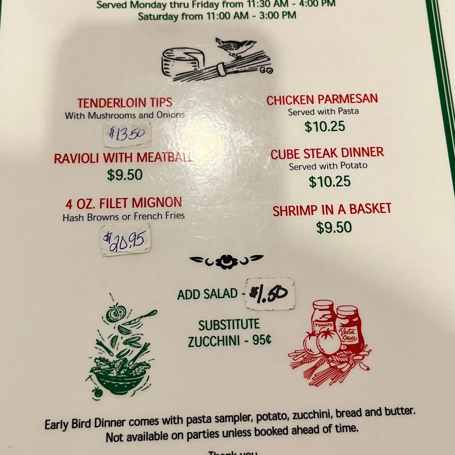 Menu 2