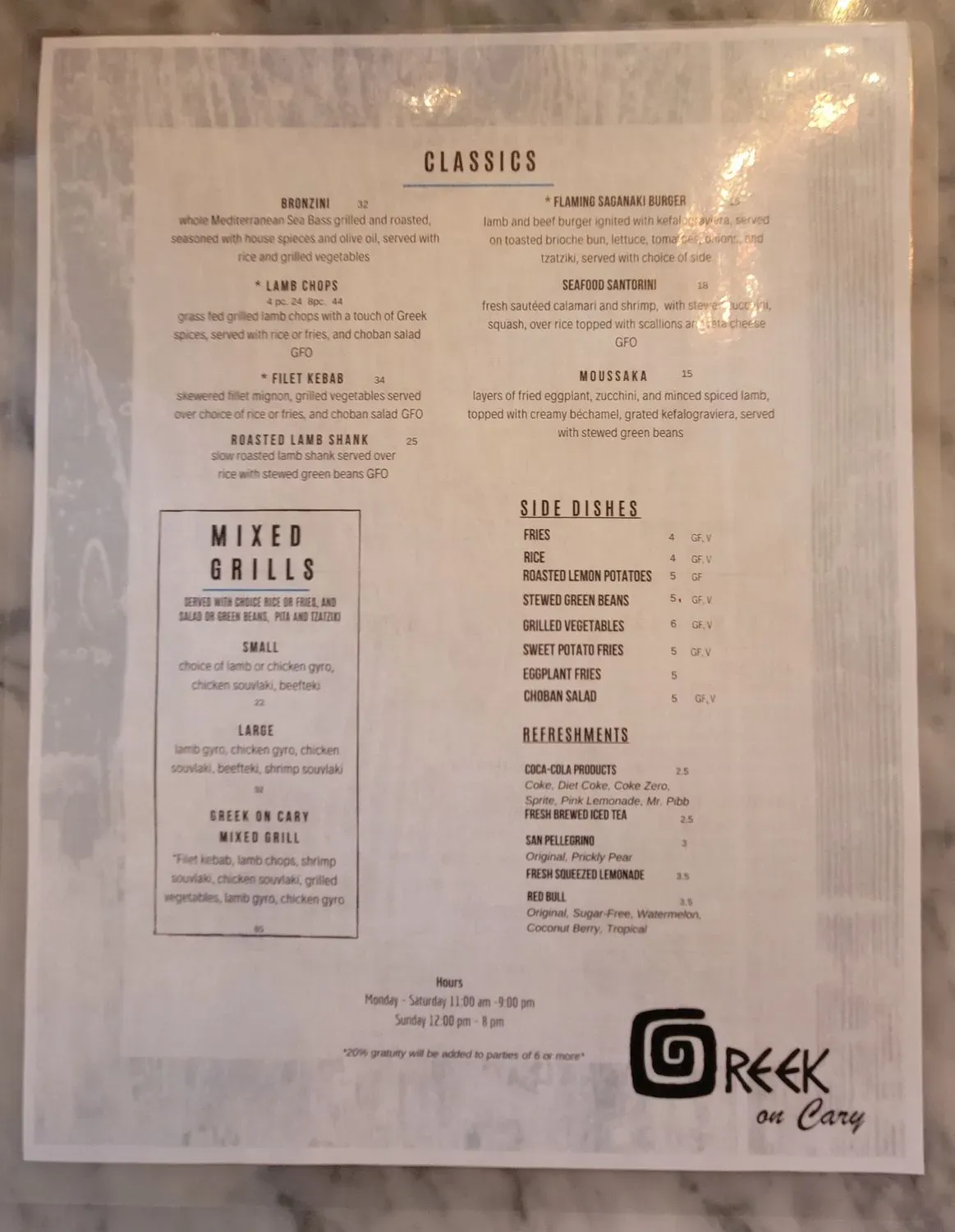 Menu 6