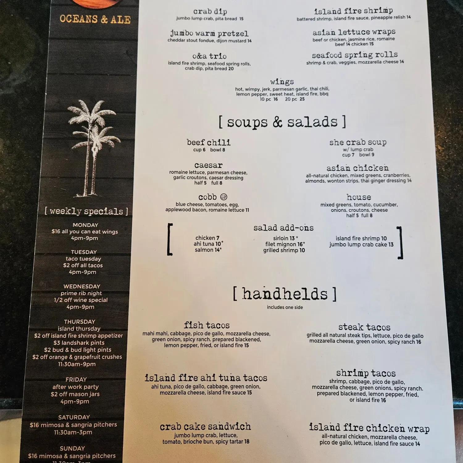 Menu 2