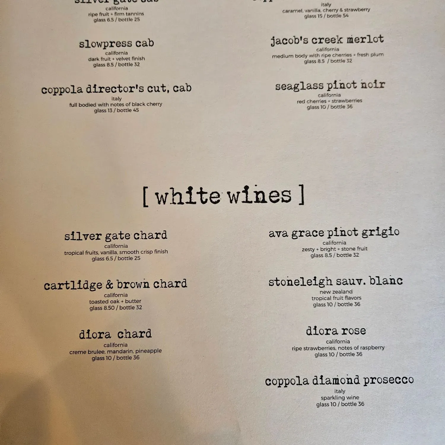 Menu 3