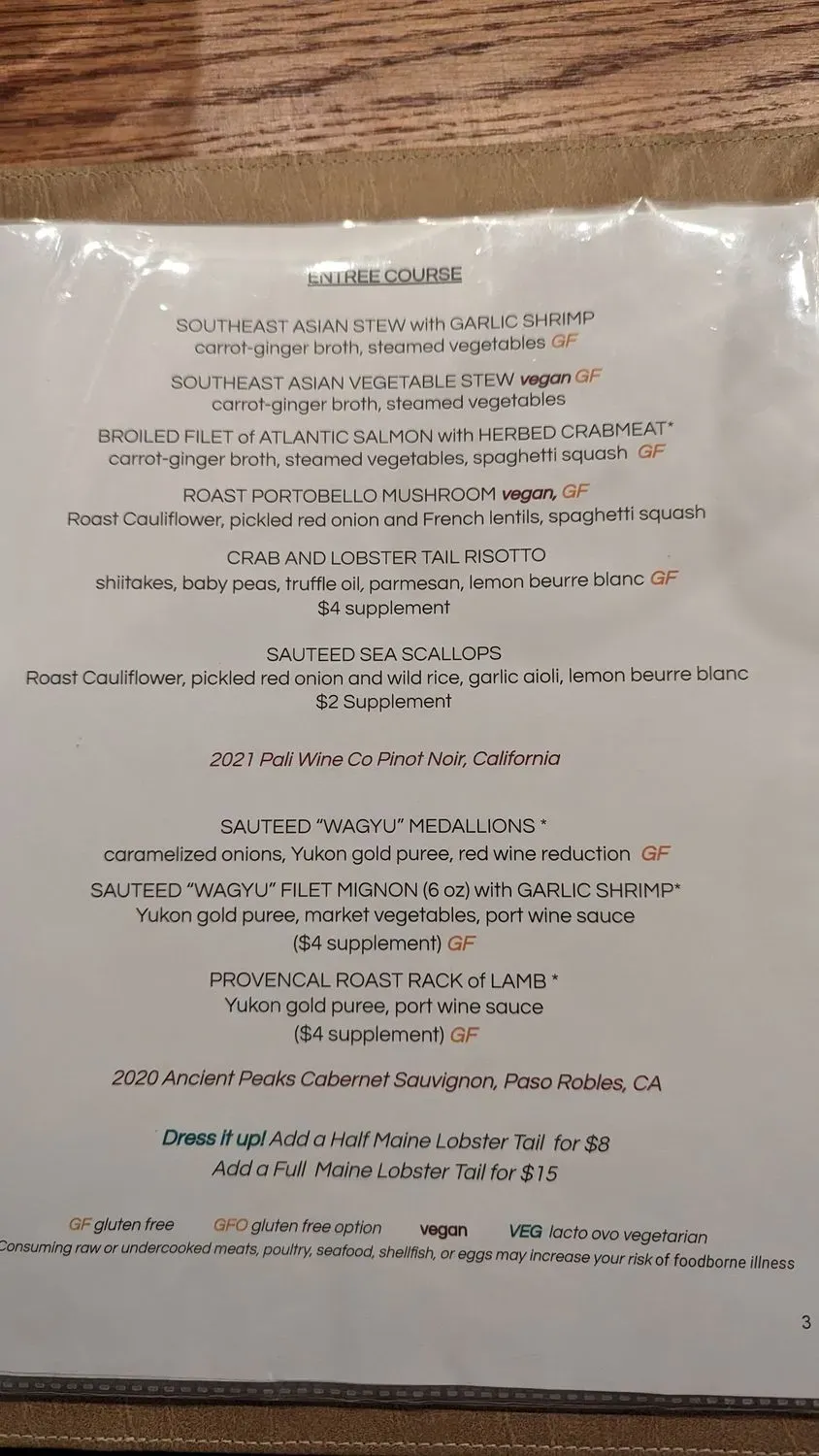 Menu 3