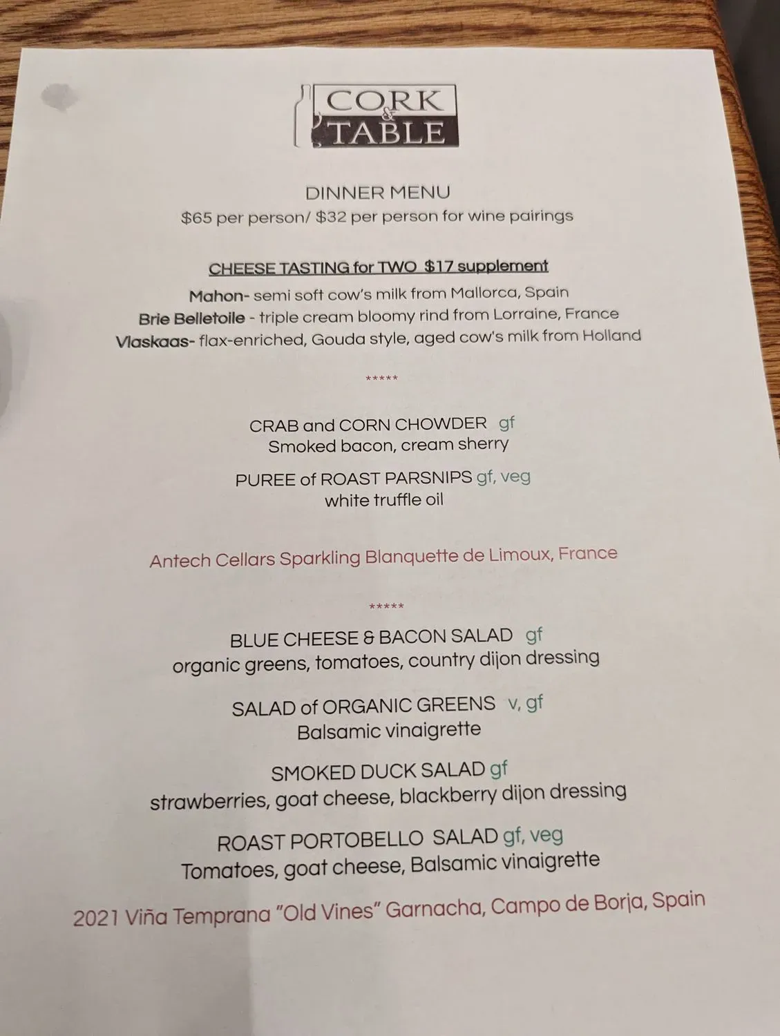 Menu 3