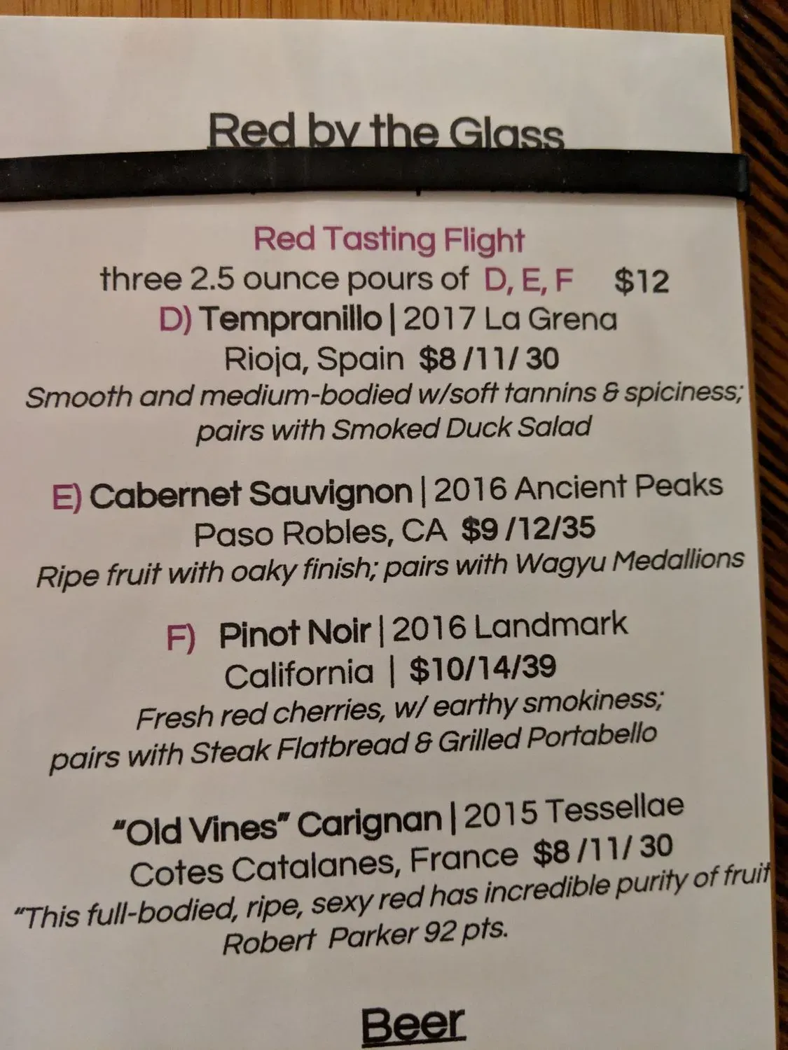 Menu 6